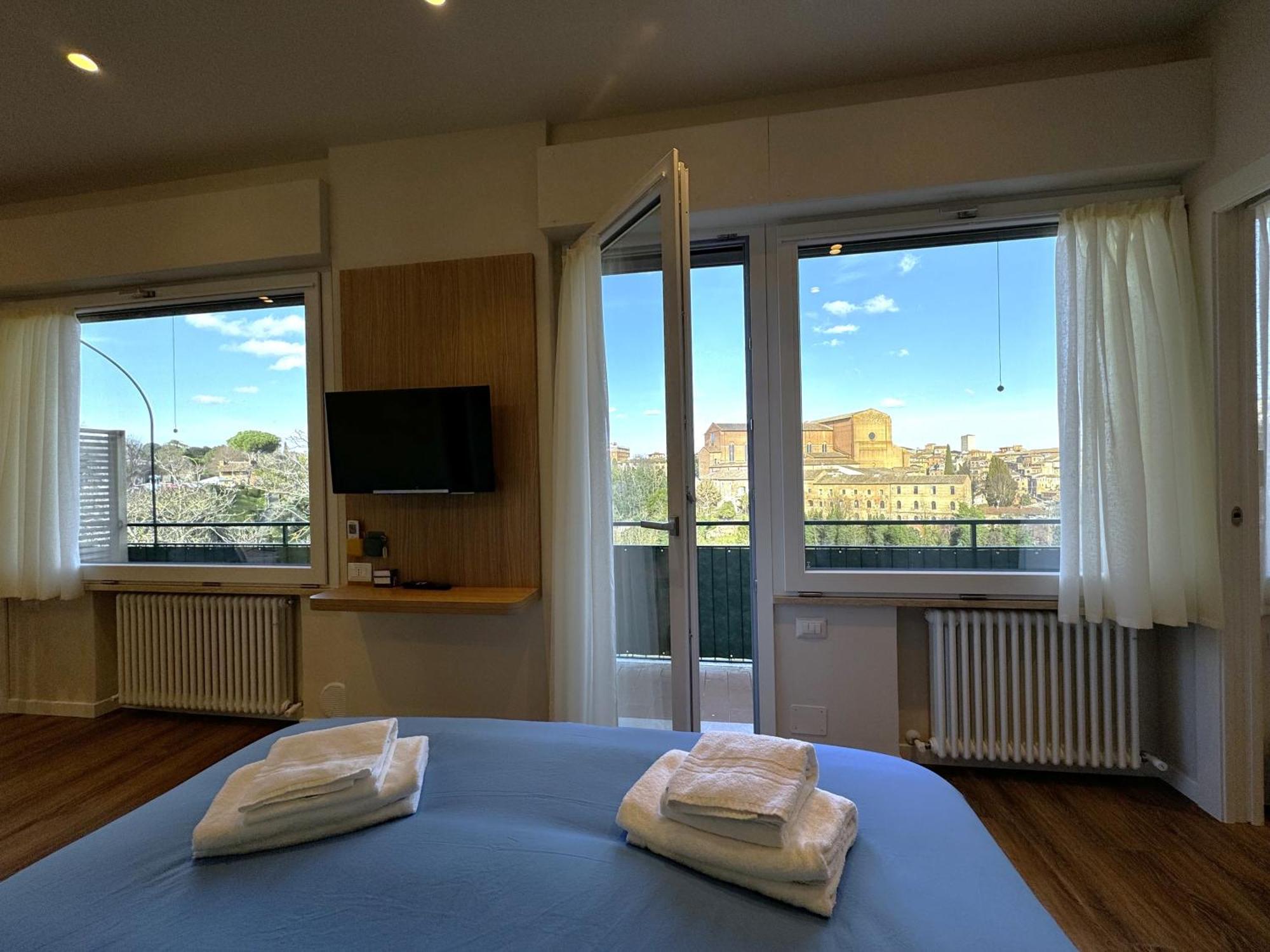 Ferienwohnung Skyline Siena Exterior foto